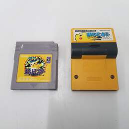Nintendo GameBoy Pokémon Pinball & Pokémon Yellow Japanese Version Cartridges Untested