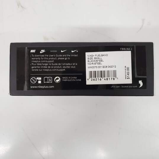 SEALED Nike 1st Generation Black Steel Fuel-Band Size SM image number 4