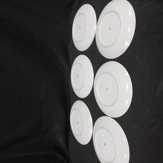 Eleanor Fine China Dinner Plates 6pc Bundle image number 2