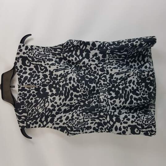Ann Taylor Leopard Sleeveless Blouse 10P image number 1