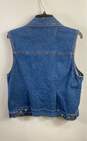 Disney Blue Vintage Pooh Denim Patch Vest - Size Large image number 2