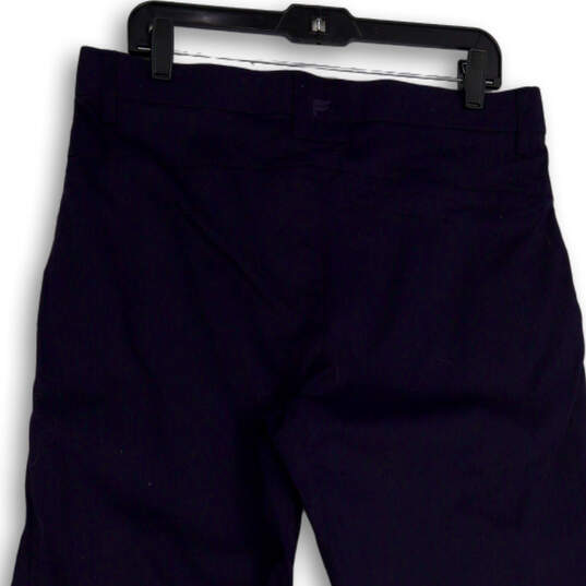NWT Mens Blue Flat Front Modern Classic Fit Chino Pants Size 35X34 image number 4