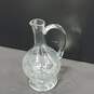 Set of 2 Clear Glass Etched Wine Decanter & Ice Bucket image number 5
