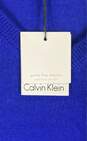 Calvin Klein Blue V Neck Sweater - Size Large image number 3