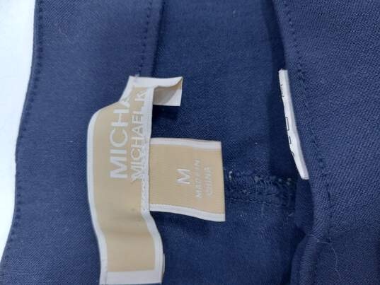 Michael Kors Pull On Blue Pants Size Medium image number 4
