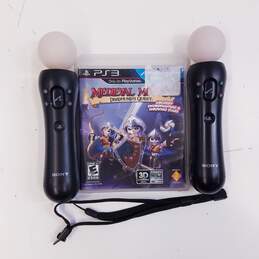 Sony PS3 controllers - Move controllers + Medieval Moves: Deadmund's Quest