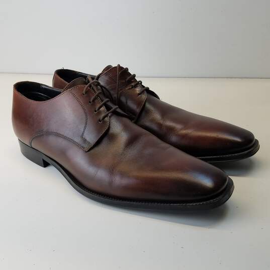 To Boot New York Adam Derrick Men's Brown Leather Derby Dress Shoes Sz. 11 image number 4