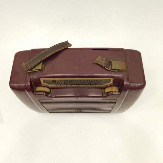 Vintage 1940’s GE General Electric Model 150 Portable AM Radio image number 3