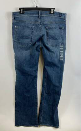 NWT 7 For All Mankind Mens Blue Denim Medium Wash Bootcut Jeans Size Medium alternative image