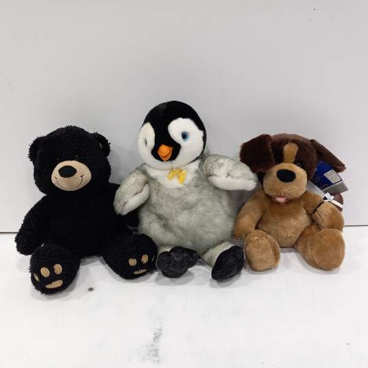 Build-A-Bear Workshop Stuffed Animals Assorted 3pc Lot image number 1