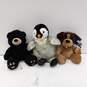 Build-A-Bear Workshop Stuffed Animals Assorted 3pc Lot image number 1