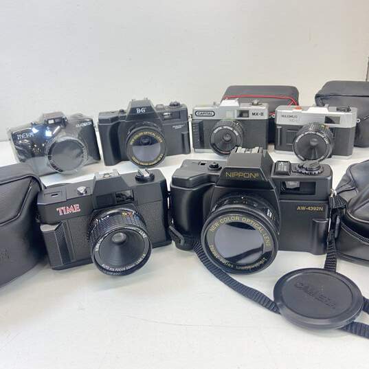 Assorted Lot of 6 35mm Fixed Focus Point and Shoot Cameras image number 1