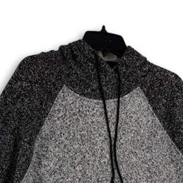 Men's Gray Long Sleeve Drawstring Kangaroo Pocket Pullover Hoodie Size S alternative image