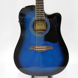Ibanez Brand V70CE-TBS Model 6-String Acoustic Electric Guitar w/ Soft Gig Bag