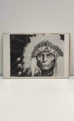 Chief Eagle Friend New In Packaging Print by James Branscum Signed.
