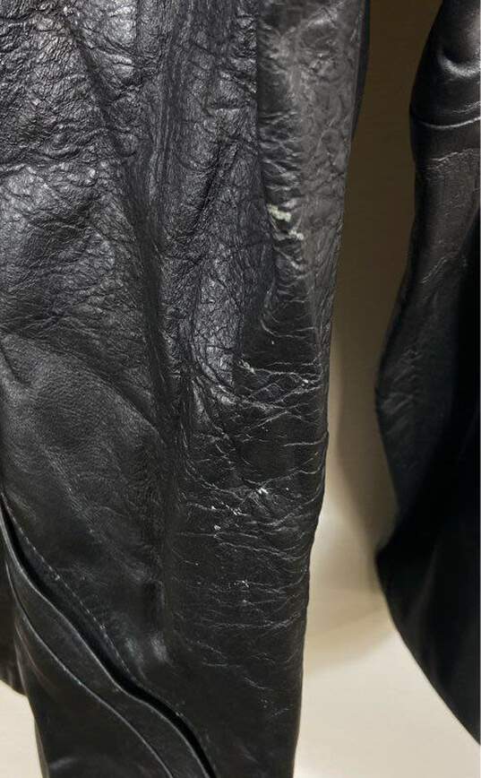 Creaciones Palas Women Black Leather Jacket 3XL image number 5