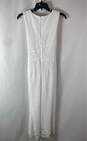 Alfani White Mesh Maxi Dress - Size 14 image number 5