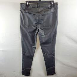 SPYM Collection Women Black Faux Leather Pants Sz 40 NWT alternative image