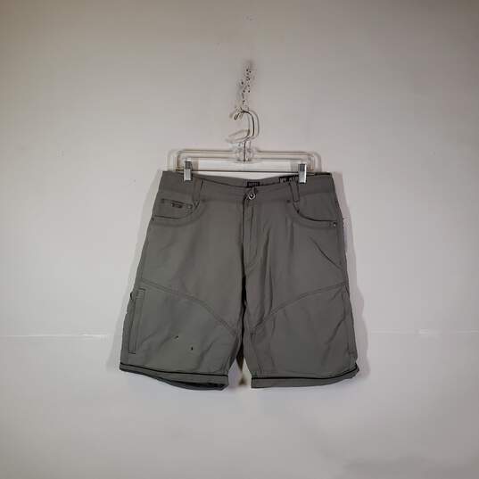 Mens Liberator Convertible Flat Front Regular Fit Cargo Shorts Size 34X32 image number 1