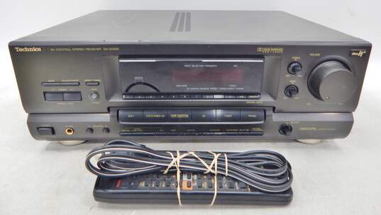 VNTG Technics Brand SA-GX690 AV Control Stereo Receiver w/ Power Cable and Remote Control image number 2