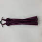 NWT Womens Purple Wide Strap Square Neck Pullover Bridesmaid Dress Size XS image number 2