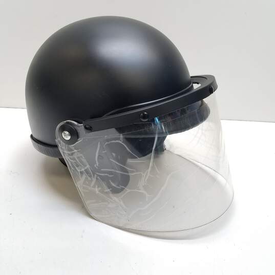 Security Pro USA Black Motorcycle Helmet w/ Bag image number 1