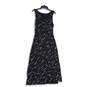 APT. 9 Womens Black White Abstract Surplice Neck Sleeveless Long Maxi Dress Sz M image number 1