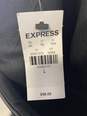 Express Women Black Faux Leather Dress L NWT image number 4