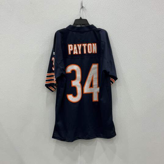 Mens Blue Chicago Bears Walter Payton #34 NFL Pullover Jersey Size L image number 2