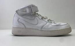 Nike Air Force 1 Mid Leather Sneakers White 10