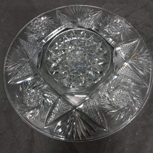 2 Vintage Clear Cut Crystal Dishes image number 4