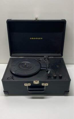 Crosley Record Player Model GR49-BK-SOLD AS IS, UNTESTED, NO POWER CORD