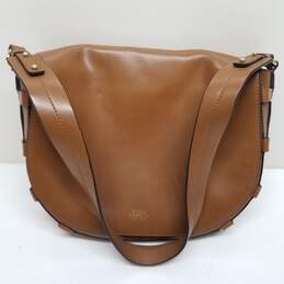 Vince Camuto Brown Leather Shoulder Bag