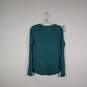 Womens Round Neck Long Sleeve Pullover Activewear Top Size Medium image number 2