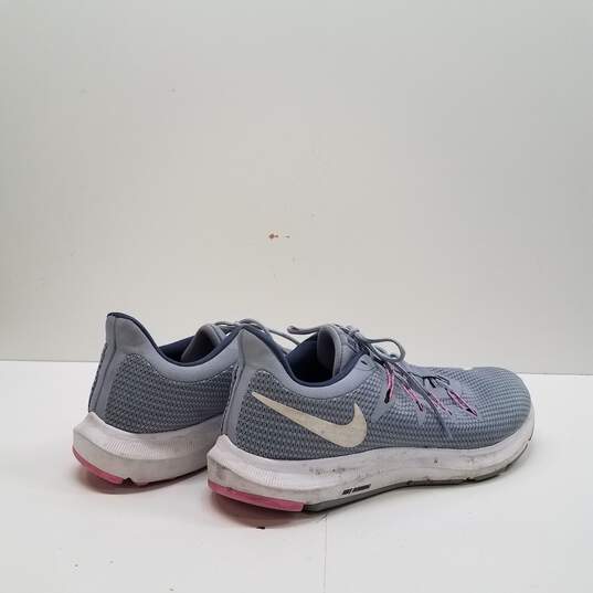 Nike Quest Running Shoes Women Gray Size 11 image number 4