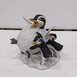 Franklin Mint "Whoa" Porcelain Penguin Figurine
