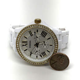 Designer Fossil Gold-Tone Round Dial Adjustable Strap Analog Wristwatch alternative image