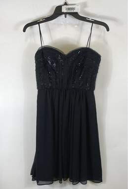 BCBG Paris Black Casual Dress - Size 4