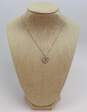James Avery Sterling Silver Cross Cut Out Heart Pendant Necklace 3.5g image number 1