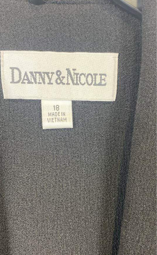 Danny & Nicole Black Beaded Blazer - Size 18 image number 2