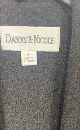 Danny & Nicole Black Beaded Blazer - Size 18 alternative image