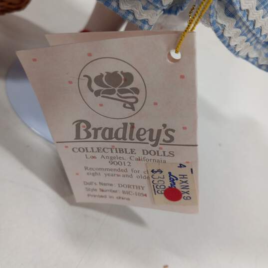 Vintage Bradley’s Dorthy Porcelain Doll NWT image number 5