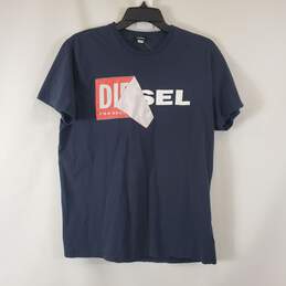 Diesel Men's Blue T-Shirt SZ M