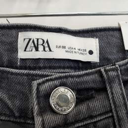 Zara Slim Full Length Pants Sz 4 Tall alternative image