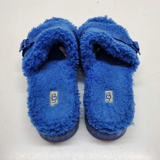 Ugg Classic Blue Fluffita Sandals Size 9 image number 3