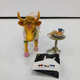 Cow Figurine w/Side Table alternative image
