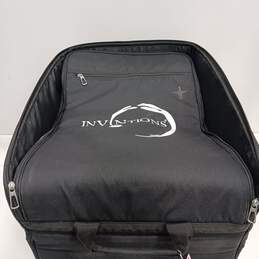 Innovations Black Wine Check Luggage Bag alternative image