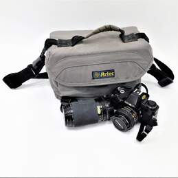 Minolta X-7A SLR 35mm Film Camera With Lens & Case