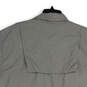 NWT Mens Gray Collared Short Sleeve Flap Pocket Button-Up Shirt Size XL image number 1
