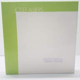 Josef Albers Ceramic Homage To A Square Platter